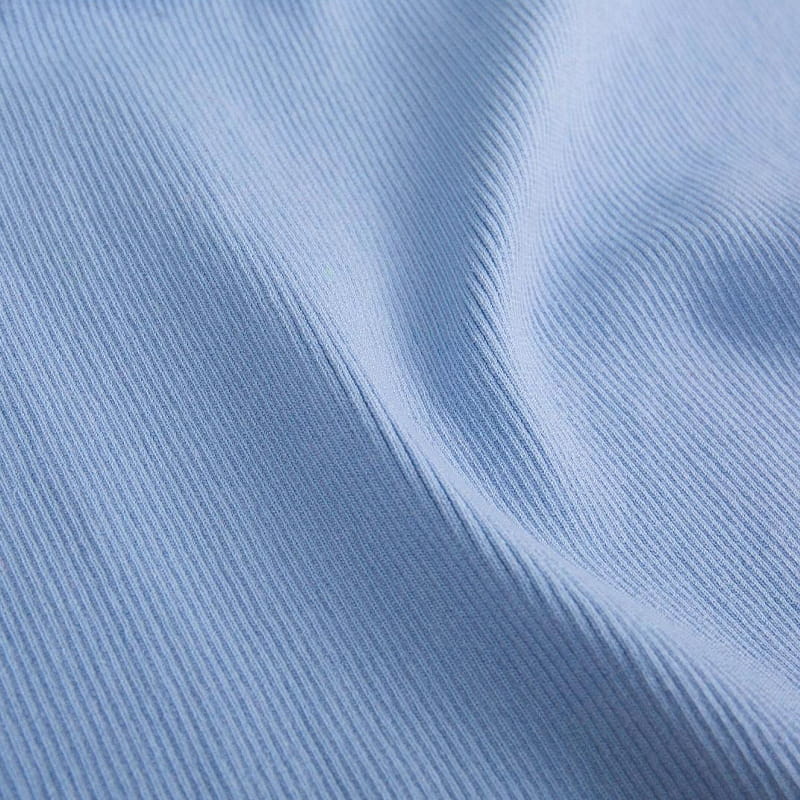 Strekk 2x2 Polyester Ribbed Knit Apparel Fabric